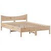 vidaXL Estructura de cama sin colch&oacute;n madera maciza de pino 140x190 cm