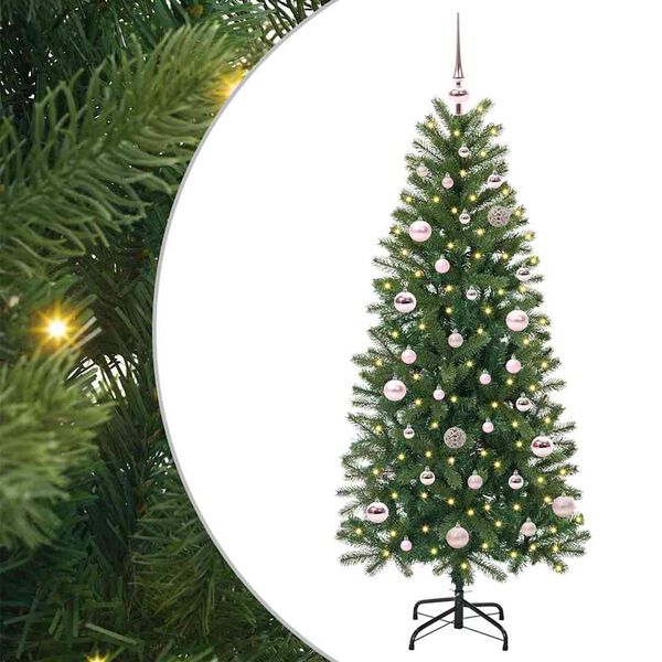 vidaXL &Aacute;rbol de Navidad artificial con 150 LED Verde 150 cm PE y PVC