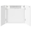 vidaXL Armario para dianas Blanco 56 x 12 x 53,5 cm