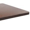 vidaXL Mesa bistr&oacute; MDF marr&oacute;n oscuro 80x80 cm