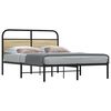 vidaXL Estructura de cama sin colchón 120x190 cm madera roble Sonoma