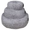 DISTRICT70 Cama para mascotas FUZZ gris claro M