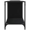 vidaXL Mueble de TV madera de ingenier&iacute;a negro 203x37x50 cm
