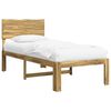 vidaXL Estructura de Cama Individual con Cabecera ROSTOCK Blanco
