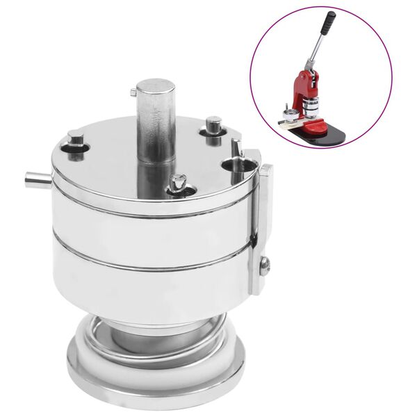 vidaXL Molde intercambiable para troquel de m&aacute;quina de chapas 58 mm