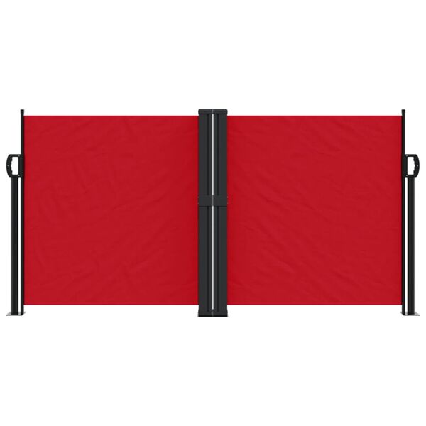 vidaXL Toldo lateral retr&aacute;ctil rojo 120x600 cm