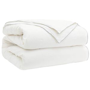 vidaXL Edred&oacute;n TRIER 200x200cm 4 estaciones 140+220GSM Blanco