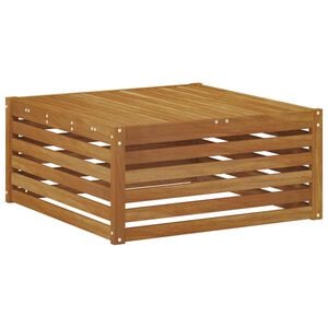 vidaXL Reposapi&eacute;s de exterior Madera de Acacia S&oacute;lida Blanco
