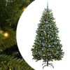 vidaXL &Aacute;rbol de Navidad artificial con ramas articuladas Verde 180 cm
