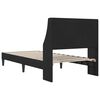 vidaXL Estructura de cama con cabecera Negro 80 x 200 cm Terciopelo