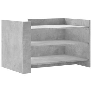 vidaXL Mesa de centro madera de ingenier&iacute;a gris hormig&oacute;n 80x50x50 cm