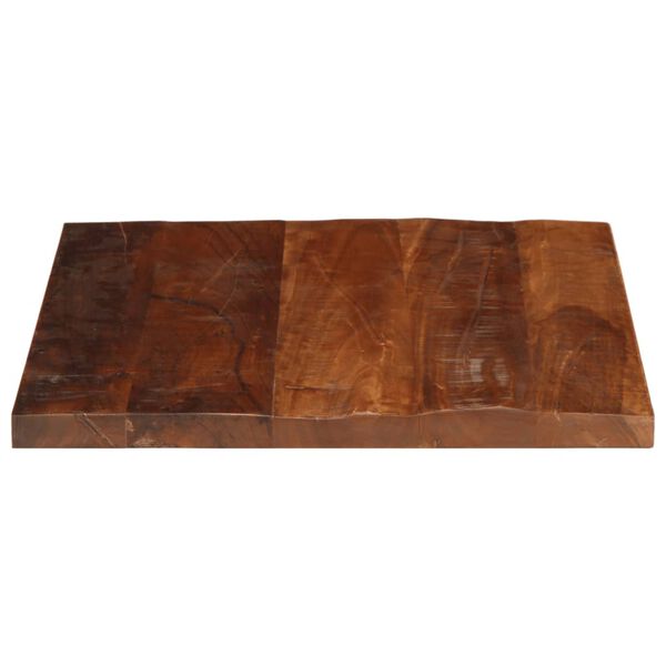 vidaXL Tablero de mesa cuadrado madera maciza reciclada 60x60x3,8 cm
