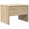 vidaXL Mesita de noche madera contrachapada roble sonoma 40x30x30 cm