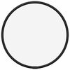 vidaXL Espejo de pared redondo negro Ø20 cm