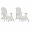 vidaXL Silla de Jard&iacute;n 2 pcs 83 x 74 x 92 cm Polietileno