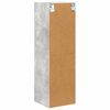 vidaXL Mueble colgante Gris Concreto 30 x 29,5 x 100 cm