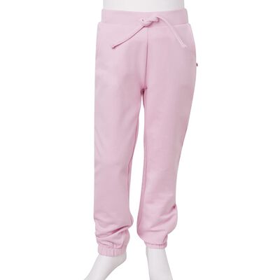 Pantalones de chándal infantiles rosa claro 92