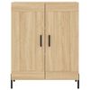 vidaXL Aparador alto madera contrachapada color roble 69,5x34x180 cm