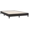 vidaXL Cama box spring con colch&oacute;n terciopelo negro 160x220 cm