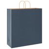 vidaXL Bolsas de papel con asas 50 uds azul 45x17x48 cm