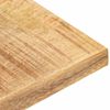 vidaXL Superficie de mesa madera maciza de mango 25-27 mm 60x60 cm