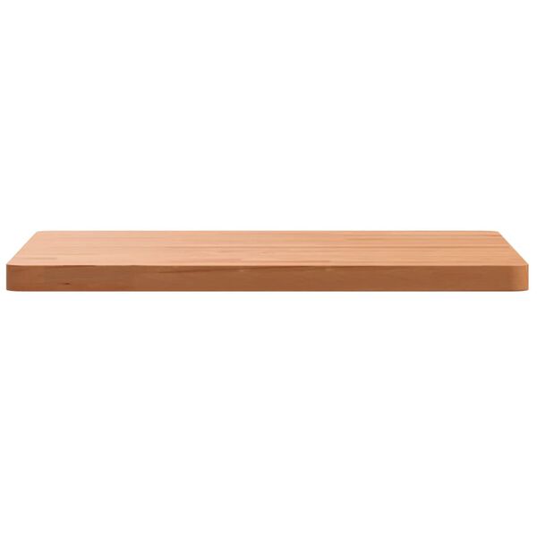 vidaXL Tablero de mesa cuadrado de madera maciza de haya 50x50x2,5 cm