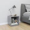 vidaXL Mueble para TV madera contrachapada gris hormig&oacute;n 37x35x37 cm