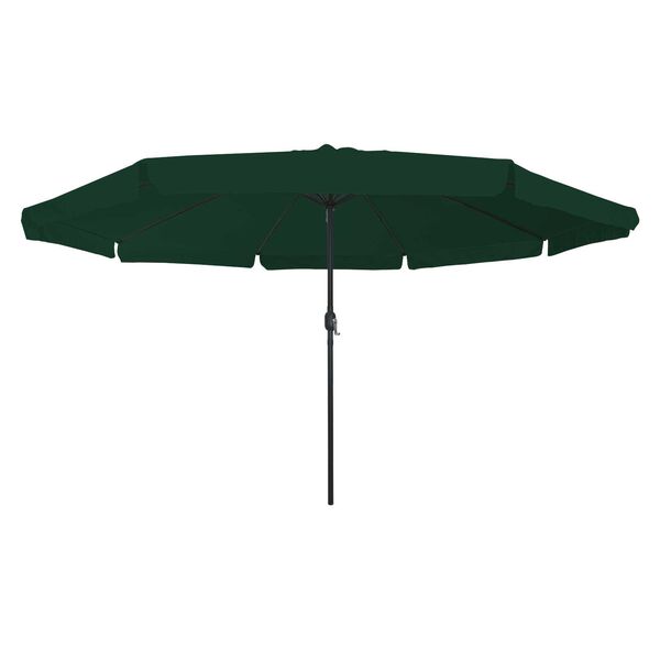 vidaXL Parasol de jardín Verde y Negro 395 x 395 x 245 cm