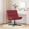 vidaXL Silla giratoria Rojo vino 63 x 75 x 76 cm PU