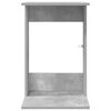 vidaXL Mesa lateral Gris Concreto 40 x 38 x 62,5 cm