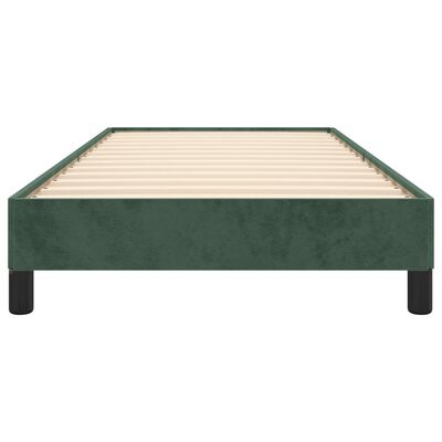 vidaXL Estructura de cama de terciopelo verde 100x200 cm