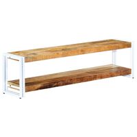 vidaXL Mueble para TV de madera maciza de mango 150x30x40 cm