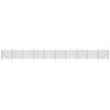 vidaXL Cerca de alambre de acero galvanizado gris antracita 1,6x25 m