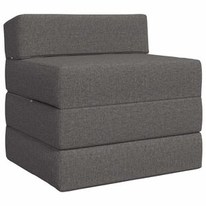 vidaXL Sof&aacute; Cama Plegable Gris Claro 70 x 60 x 63 cm Tela