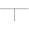 vidaXL Toldo de pie retr&aacute;ctil manual crema 600x300 cm