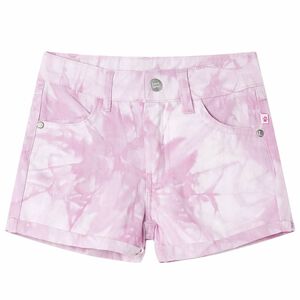 vidaXL Pantal&oacute;n corto infantil rosa 104