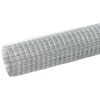 vidaXL Alambrada de gallinero acero galvanizado plateada 10x1,5 m
