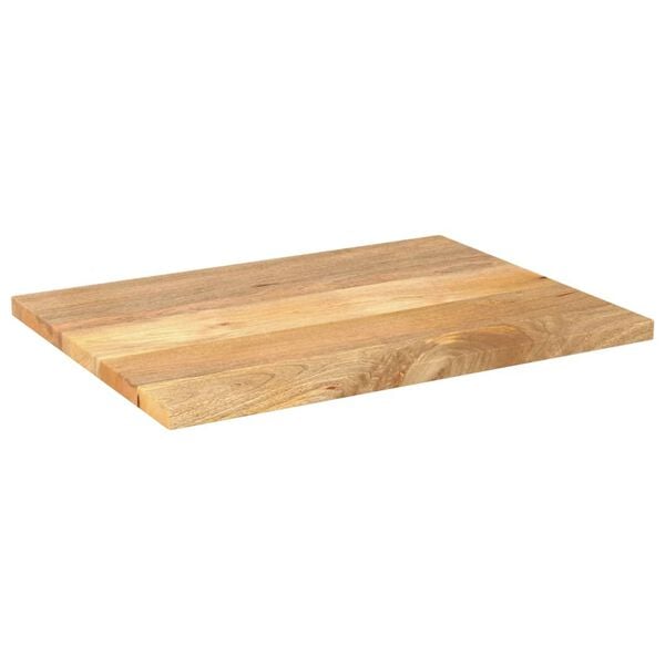 vidaXL Tablero de mesa rectangular madera maciza mango 70x60x2,5 cm