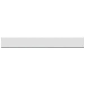 vidaXL Umbral de Ventana Blanco 100 x 10 x 4,5 cm PVC