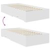 vidaXL Estructura de cama con caj&oacute;n 90 x 190 cm Madera de ingenier&iacute;a