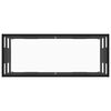 vidaXL Mueble para TV de vidrio templado negro 100x40x40 cm