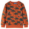 vidaXL Sudadera infantil color teja claro 116