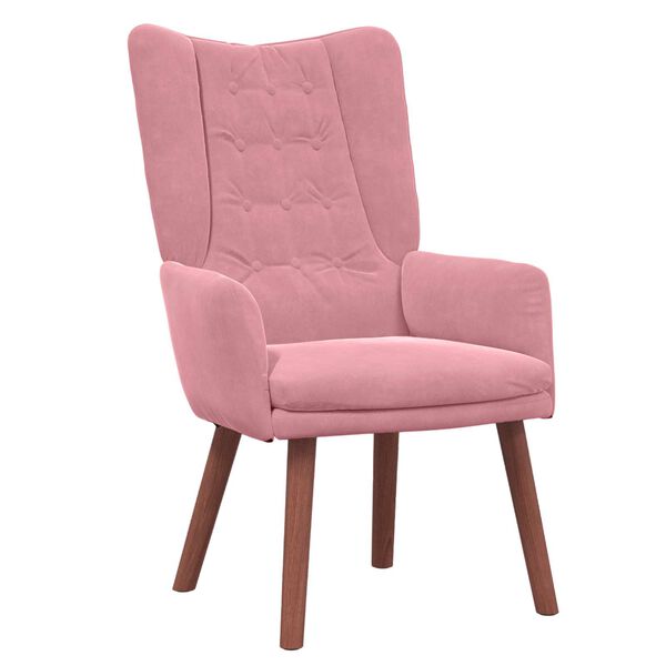 vidaXL sillón Rosa 63 x 67 x 94 cm Terciopelo