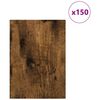 vidaXL Paneles Decorativos 150 pcs Roble ahumado 21 x 30 x 0,27 cm