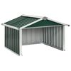 vidaXL Cobertizo para cortac&eacute;sped acero galvanizado verde 92x97x63 cm