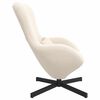 vidaXL Sill&oacute;n huevo Crema 63 x 73 x 90 cm tela