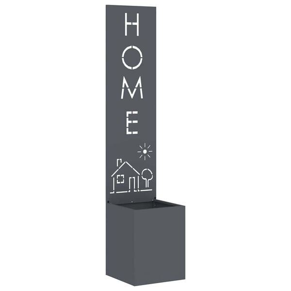 vidaXL Pantalla de Privacidad para Jard&iacute;n Calado Antracita 32 x 140 cm