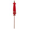 vidaXL Parasol Balinés Rojo 185 x 185 x 260 cm Algodón