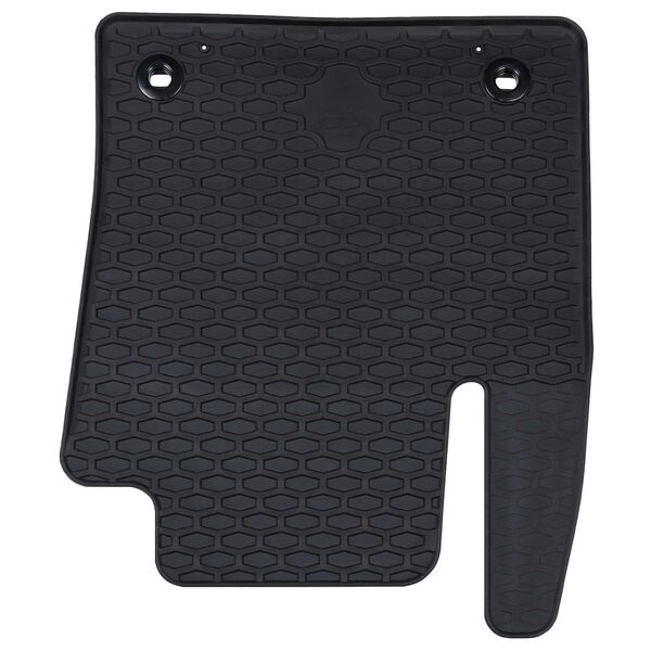 vidaXL Alfombrilla de Coche 4 pcs Negro TPE