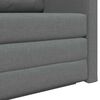 vidaXL Sof&aacute; Cama Plegable Gris oscuro 124 x 71 x 78 cm tela